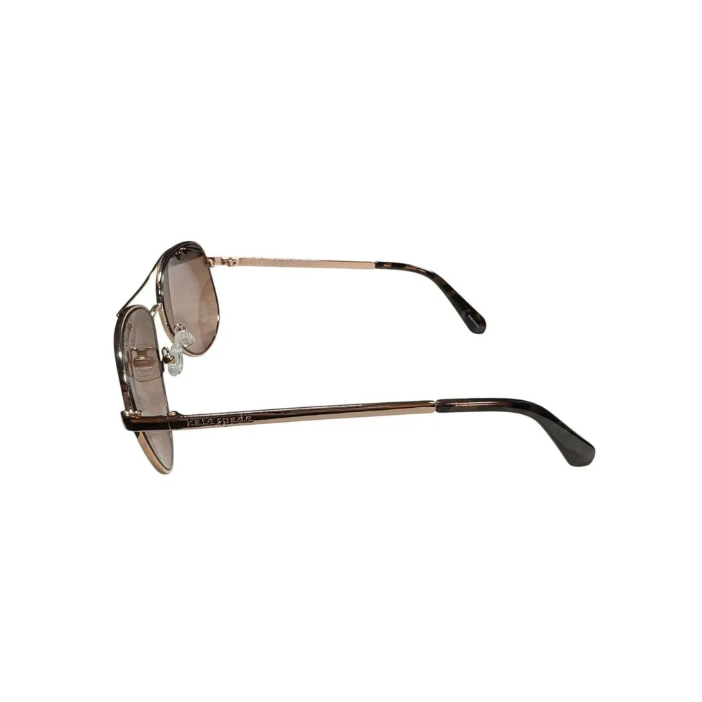 Kate Spade‎ Emmaline Aviators Sunglasses Rose Gold Frames 140mm